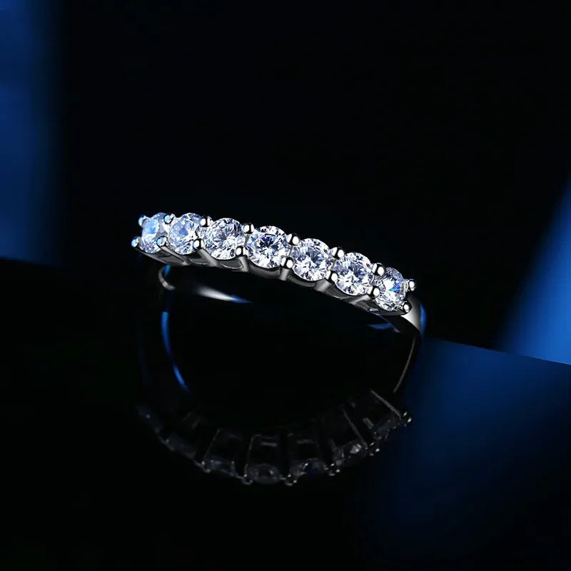 Couple's S925 Silver Diamond Ring