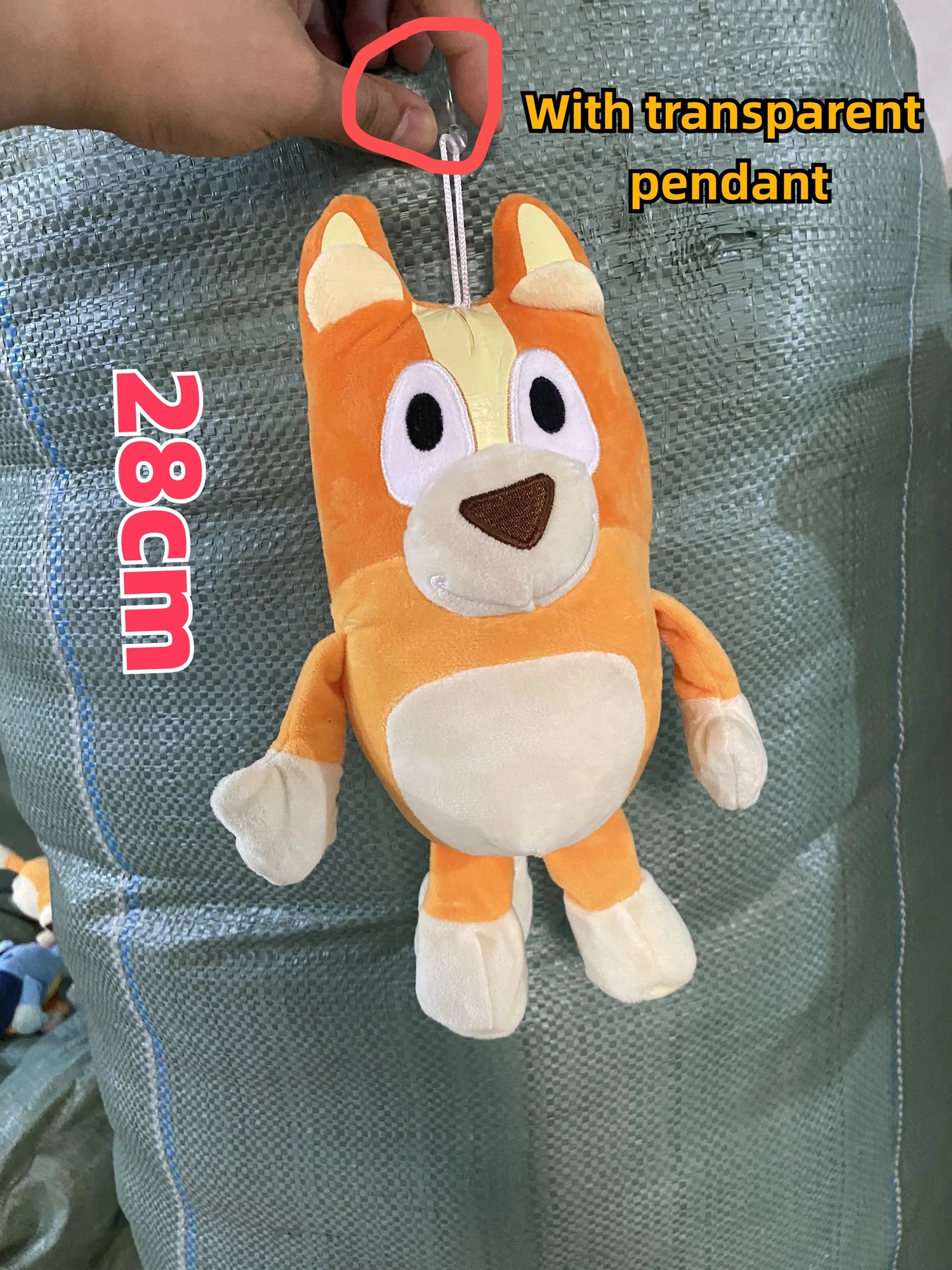 28cm 17cm Bluey Family Plush Toys Cute Simulation Pet Dog Patrol Bingo Sister Kawai Plush Children&