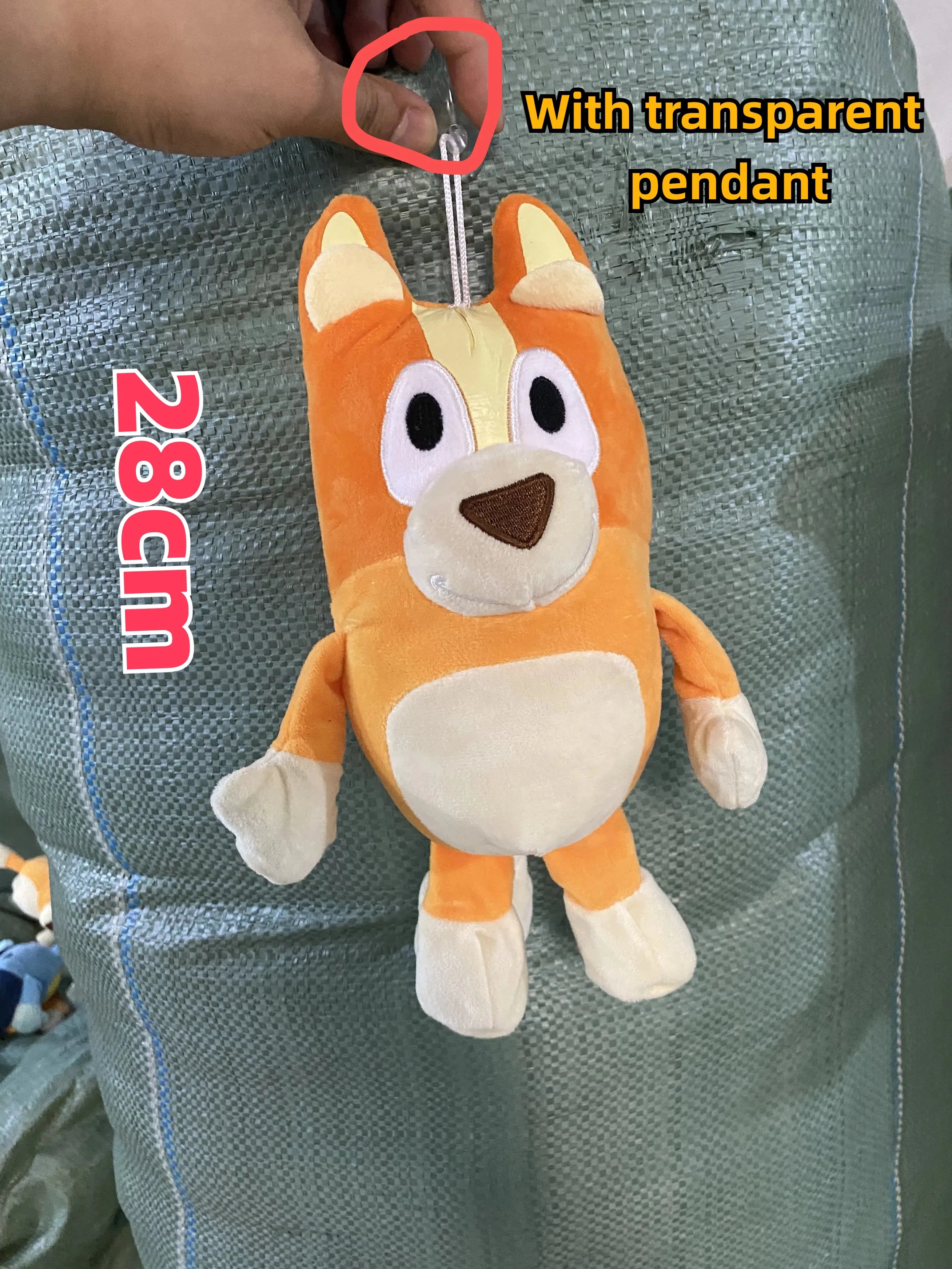 28cm 17cm Bluey Family Plush Toys Cute Simulation Pet Dog Patrol Bingo Sister Kawai Plush Children&