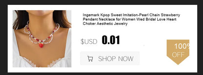 Elegant Goth Big White Imitation Pearl Choker Necklace for Women Ball Pendant Clavicle Chain Wedding Jewelry Collares 2022 New