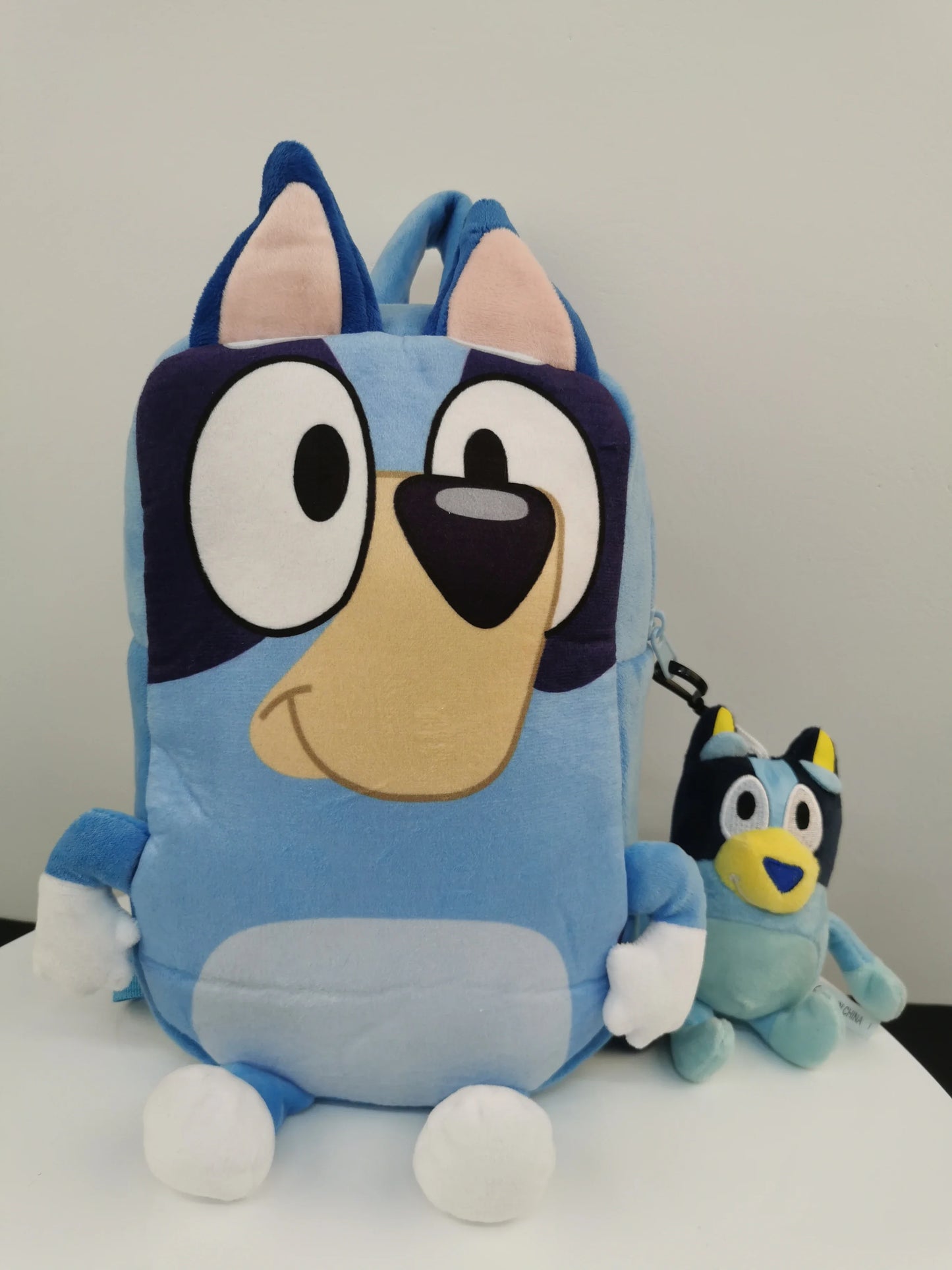 Moose Bluey Kindergarten Children Schoolbag Cartoon Bluey Family Plush Backpack Picnic And Travel Photo Snack Bag Children Gifts