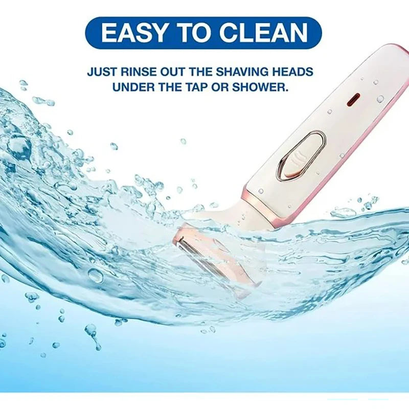 Electric Hair Removal Device Four in One Waterproof Razor Body Painless Hair Removal Device USB Charging Low Noise Beauty Tool