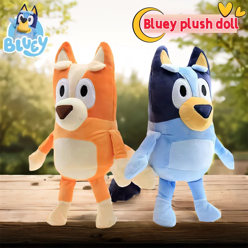 28cm 17cm Bluey Family Plush Toys Cute Simulation Pet Dog Patrol Bingo Sister Kawai Plush Children&