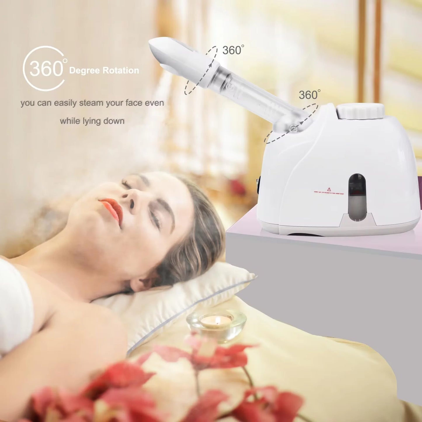 Face Steamer Hydrating and Moisturizing for Deep Hydration and Cleansing of the Face Spa Skin Care Home Beauty Instrument