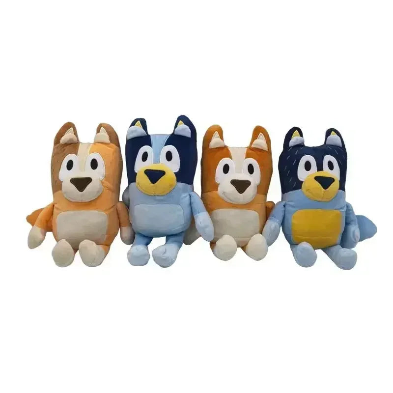 17/28cm Bluey &amp; Bingo Family Plush Toys - Cartoon Dog Stuffed Animals, Soft Plush Dolls, Perfect For Birthday &amp; Christmas Gifts