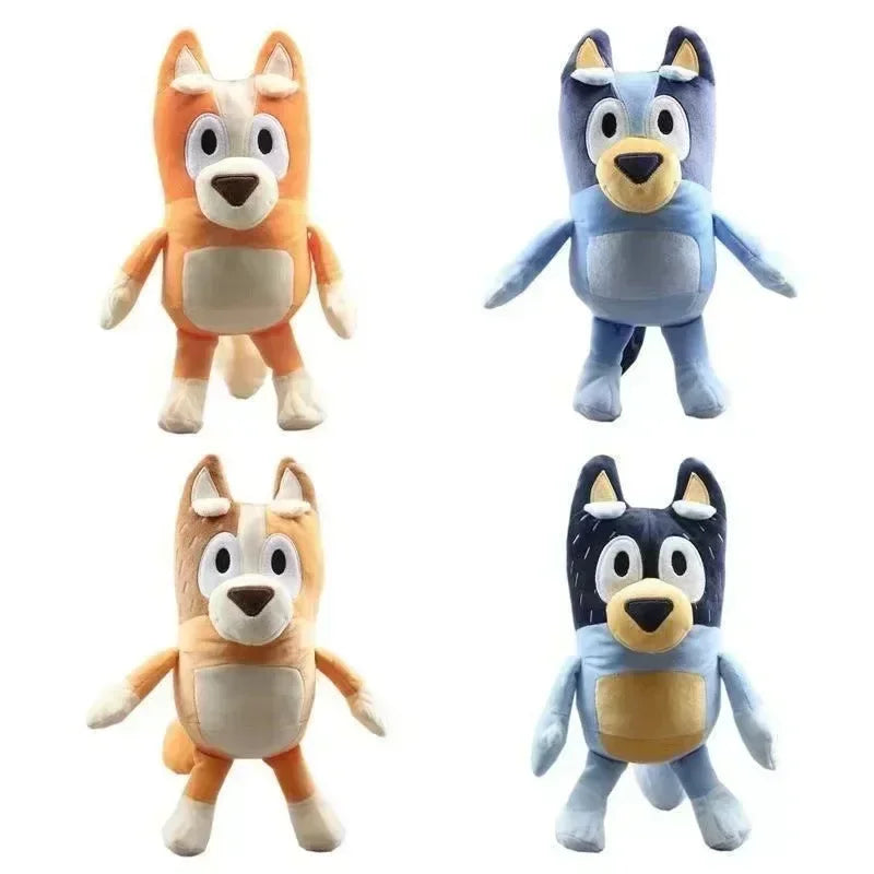 28cm 17cm Bluey Family Plush Toys Cute Simulation Pet Dog Patrol Bingo Sister Kawai Plush Children&