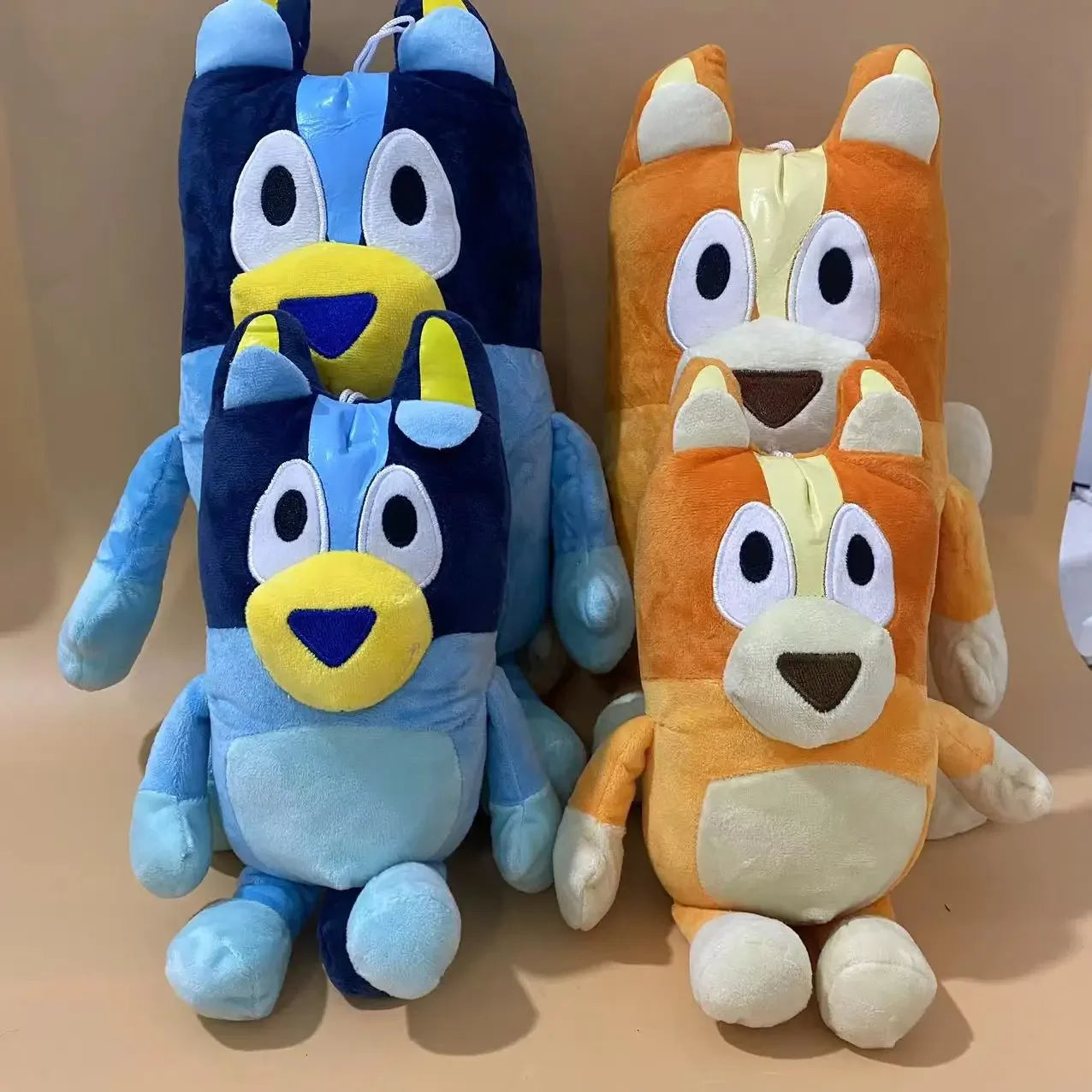 17/28cm Bluey &amp; Bingo Family Plush Toys - Cartoon Dog Stuffed Animals, Soft Plush Dolls, Perfect For Birthday &amp; Christmas Gifts