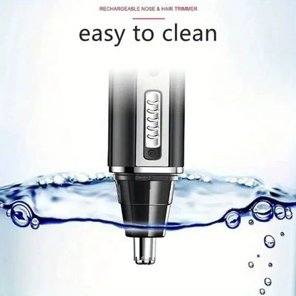 1PC-Multi Functional Beauty Alecoy Four in One Electric Nose Hair Trimmer, Perfect Solution for Sideburns Shaving, MEN&