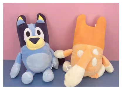 17/28cm Bluey &amp; Bingo Family Plush Toys - Cartoon Dog Stuffed Animals, Soft Plush Dolls, Perfect For Birthday &amp; Christmas Gifts
