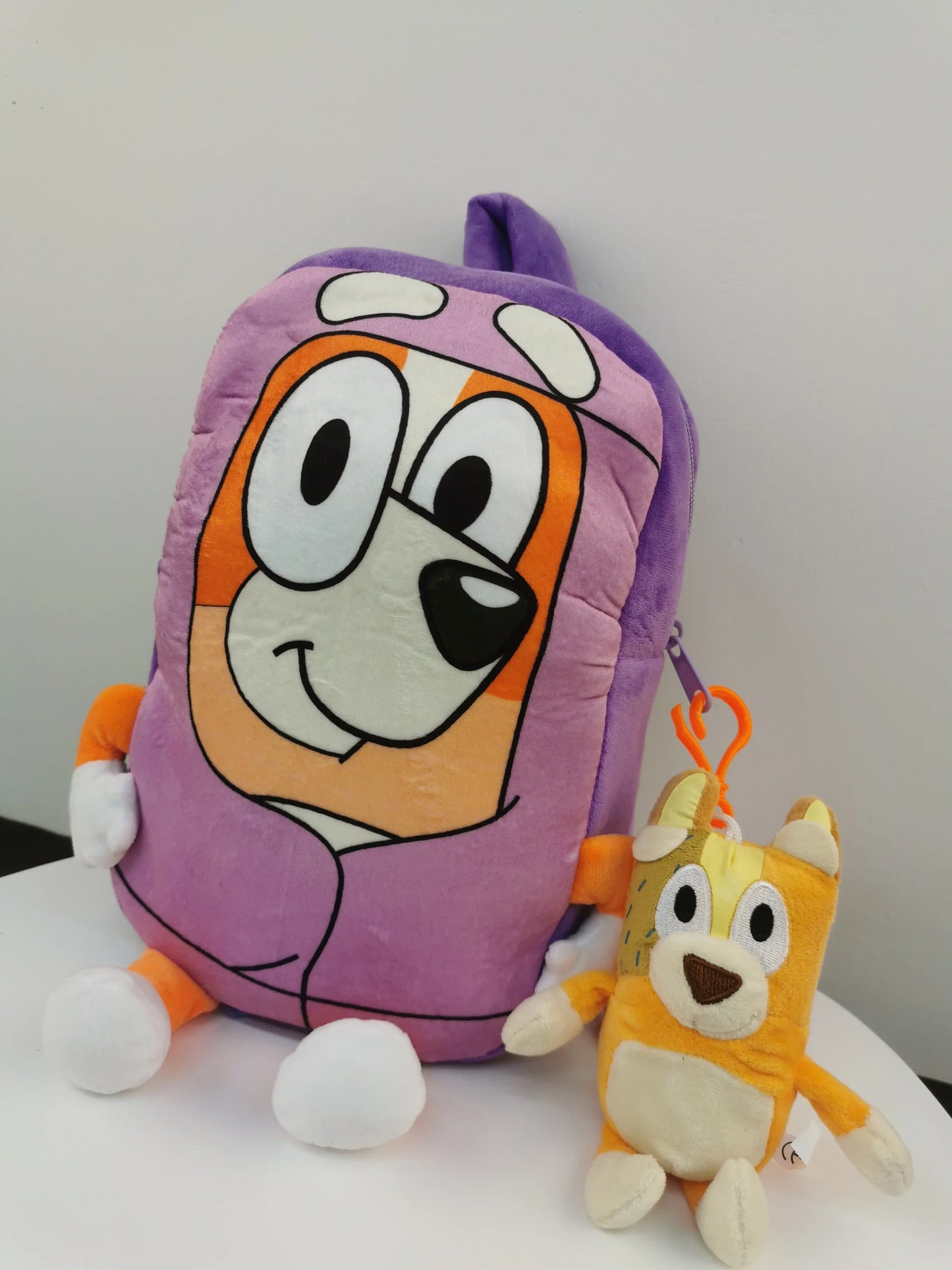 Moose Bluey Kindergarten Children Schoolbag Cartoon Bluey Family Plush Backpack Picnic And Travel Photo Snack Bag Children Gifts