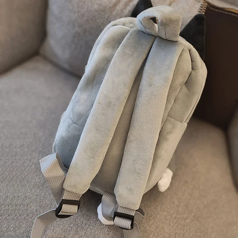 Bluey And Bingo Plush Backpack Anime Figure Muffin Dog Models Cartoon Fashion Mini Schoolbag Storage Bag Gift For Children