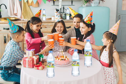 Bluey Water Bottle Labels for Bingo Family Party Supplies Toys Birthday Decorations Stickers for Boys Girls Baby Shower Party