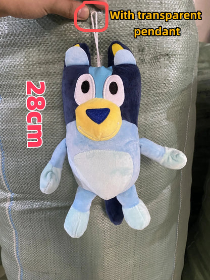 28cm 17cm Bluey Family Plush Toys Cute Simulation Pet Dog Patrol Bingo Sister Kawai Plush Children&