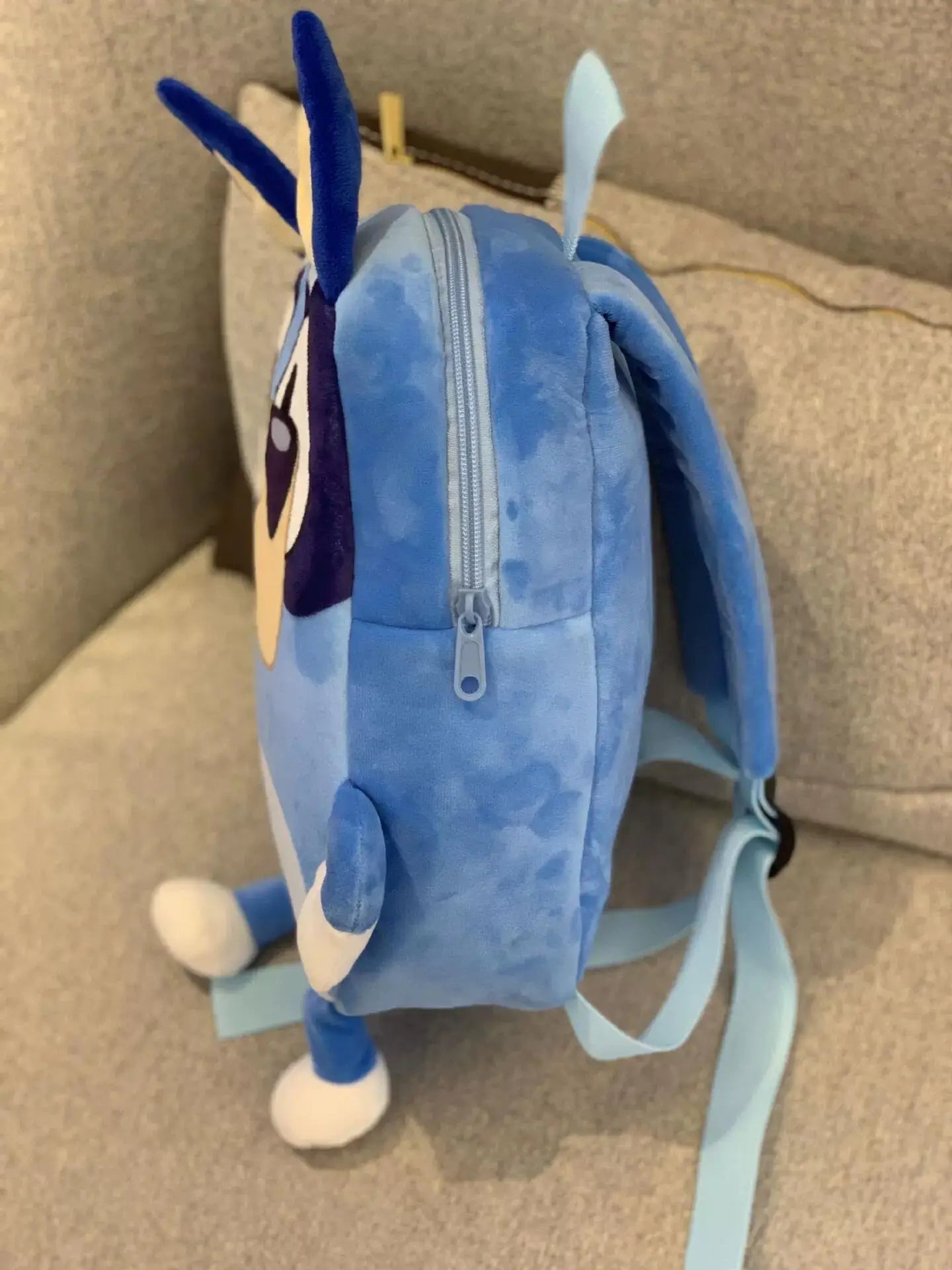 Bluey Children Schoolbag Cartoon Bluey Family Plush Backpack Picnic And Travel Photo Snack Bag Children Gifts