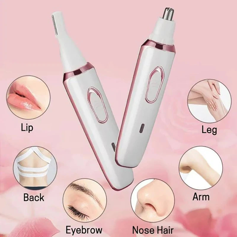 Electric Hair Removal Device Four in One Waterproof Razor Body Painless Hair Removal Device USB Charging Low Noise Beauty Tool