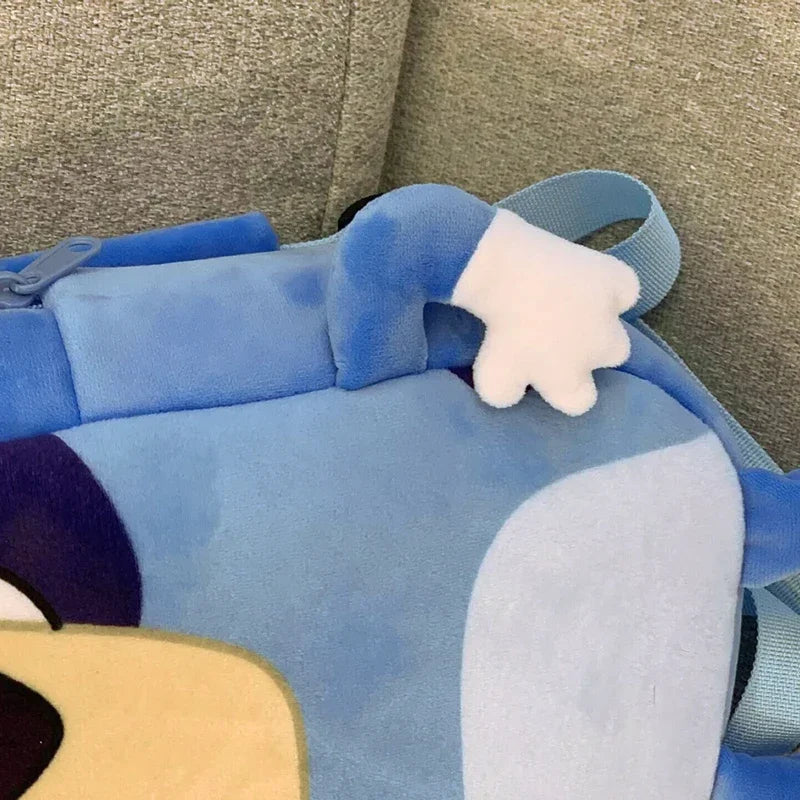 Bluey And Bingo Plush Backpack Anime Figure Muffin Dog Models Cartoon Fashion Mini Schoolbag Storage Bag Gift For Children