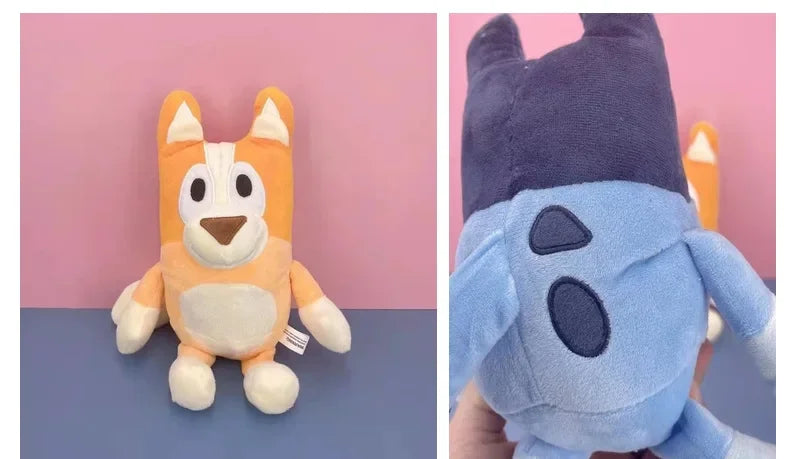 28cm 17cm Bluey Family Plush Toys Cute Simulation Pet Dog Patrol Bingo Sister Kawai Plush Children&