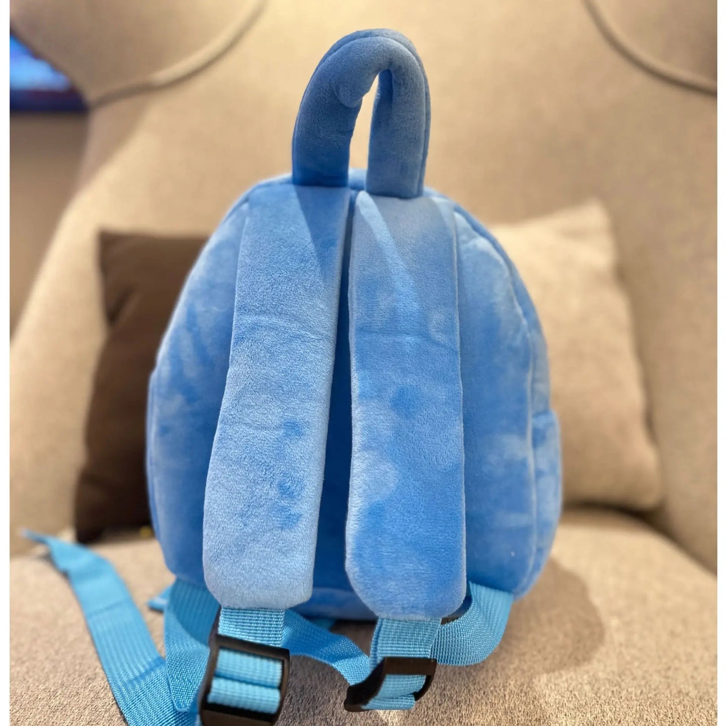 Bluey Children Schoolbag Cartoon Bluey Family Plush Backpack Picnic And Travel Photo Snack Bag Children Gifts