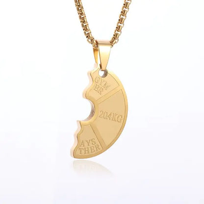 Muscle Dumbbell Necklace: Male Fitness Pendant