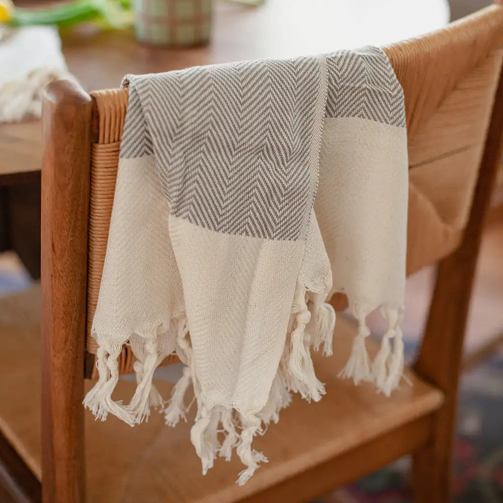 Herringbone Turkish Hand Towel