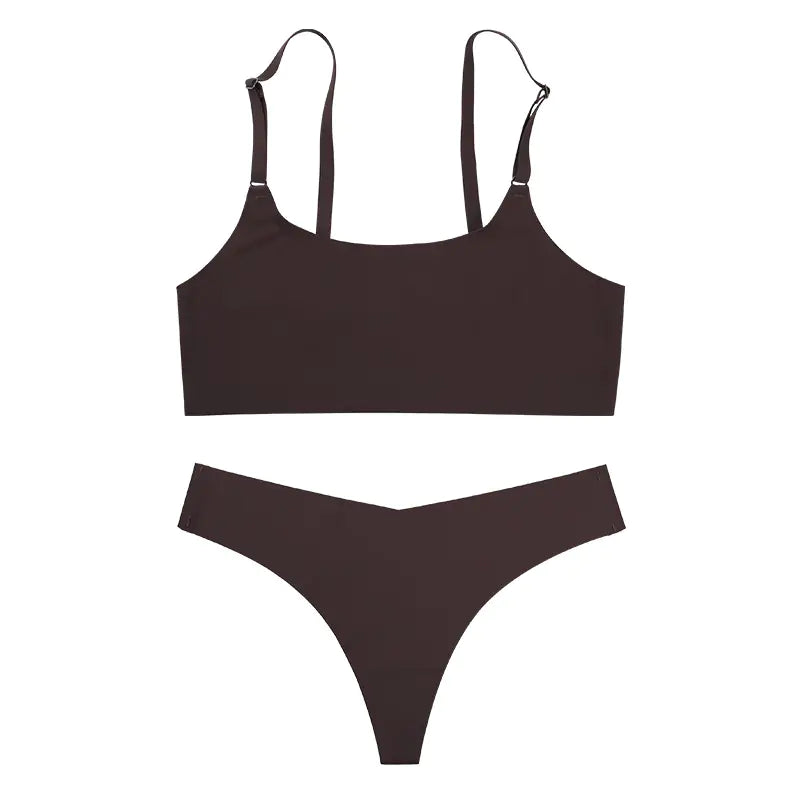 Seamless Bra and Camisole Set for Women, Breathable