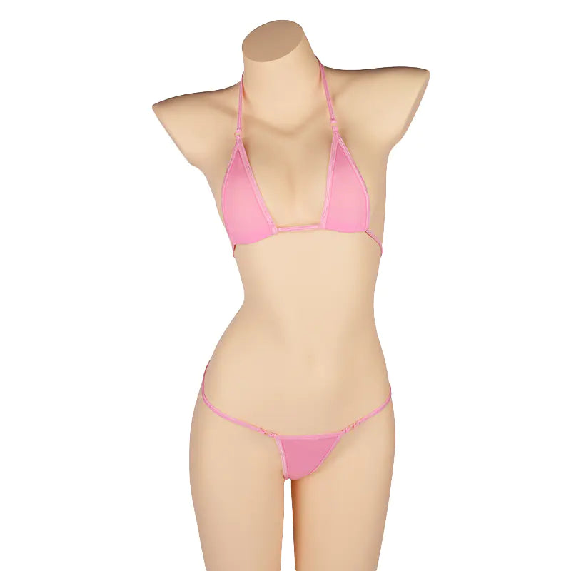 Lingerie Set with Ultra-Thin Sheer Material (Bikini Style)