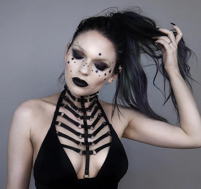 Bondage Strap, Bra Style with Accessories