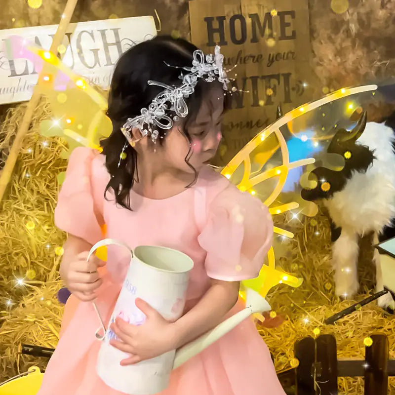 Electric Light-Up Butterfly Wings for Kids' Costumes