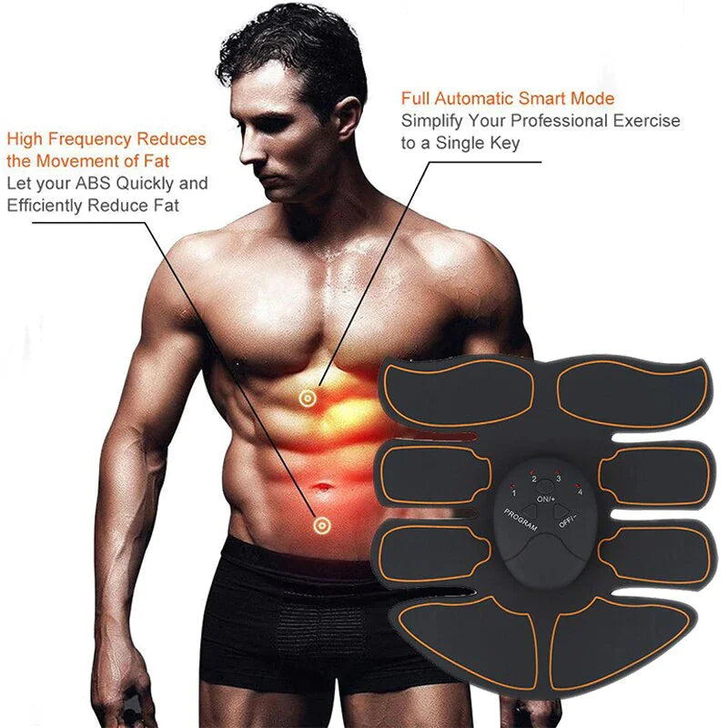 EMS Abdominal Muscle Toning Trainer ABS Stimulator Toner Fitness Binder Gym Belt