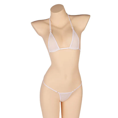 Lingerie Set with Ultra-Thin Sheer Material (Bikini Style)