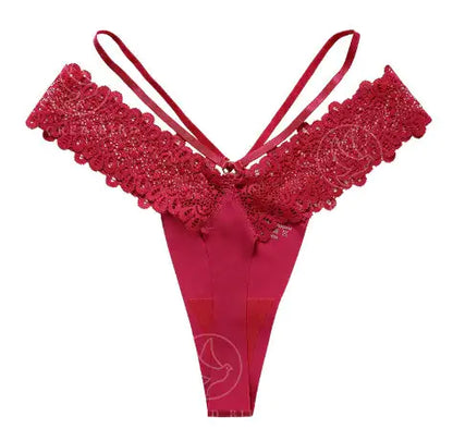 Lace Stitching Seamless Ice Silk Quick-drying Sports Underwear