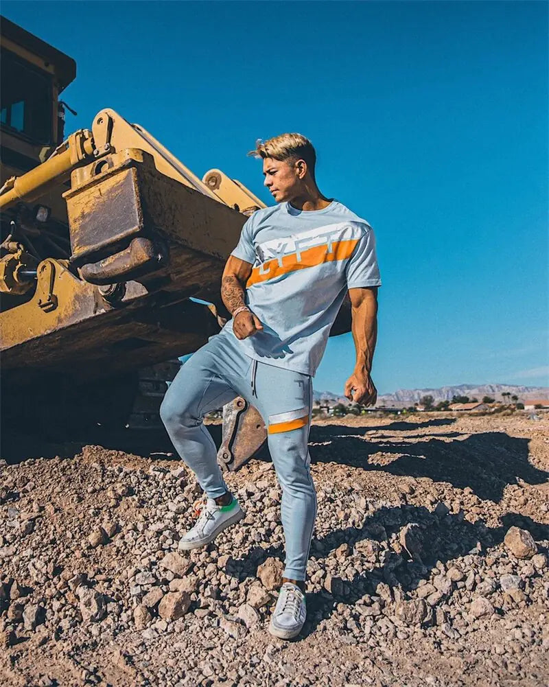 Japan &amp; UK Summer Fitness Sport Running Men&