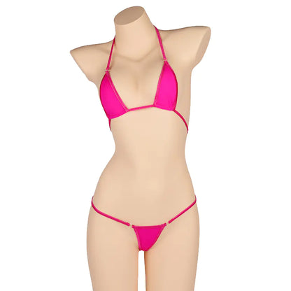 Lingerie Set with Ultra-Thin Sheer Material (Bikini Style)