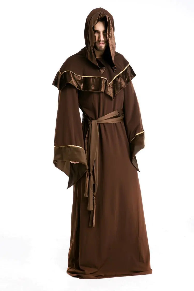 Adult Vampire Wizard Costume for Halloween Party