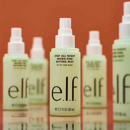 e.l.f. Stay All Night Micro-Fine Setting Mist, Hydrating &amp; Refreshing Makeup Setting Spray For 16HR Wear-time, Vegan &amp; Cruelty-Free, 2.7 Fl Oz 2.7 Fl Oz (Pack of 1)