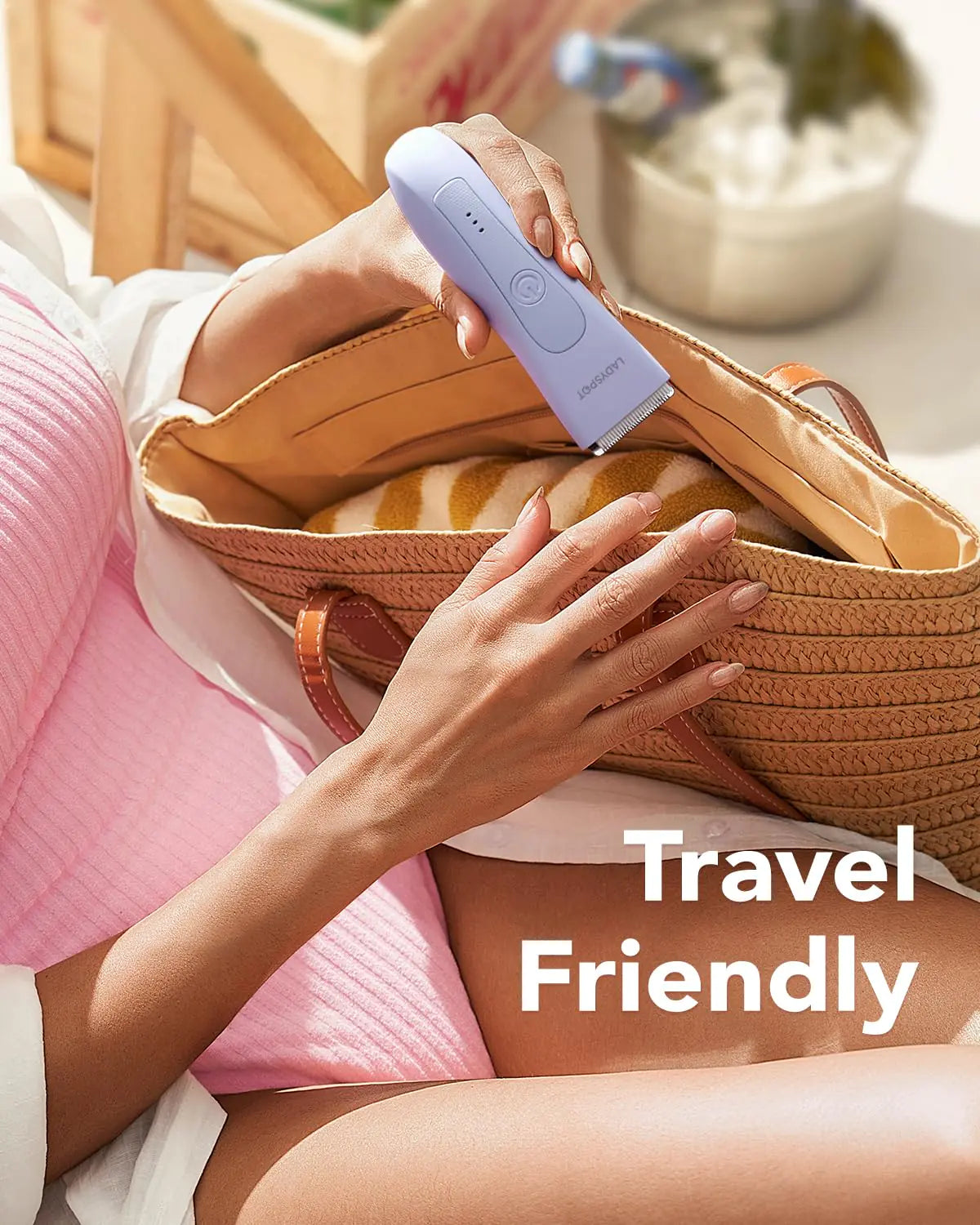 Bikini Trimmer for Women, Pubic Hair Trimmer Women -Electric Body Hair Trimmer Shaver Razor for Women&