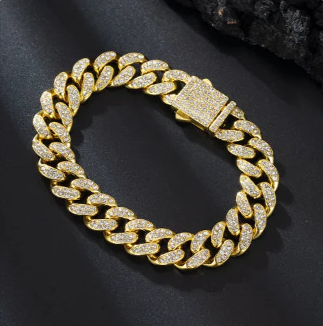 13mm Iced Cuban Link Set