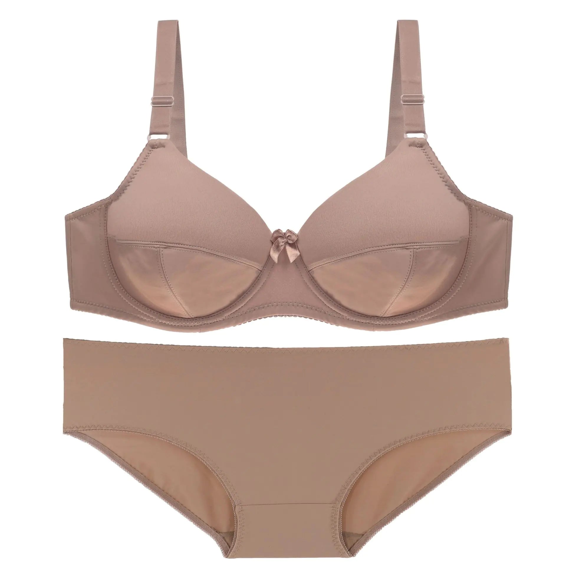 Smooth Plus Size Bra Set - Ultra-Thin Sexy Lingerie