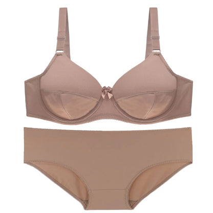 Smooth Plus Size Bra Set - Ultra-Thin Sexy Lingerie