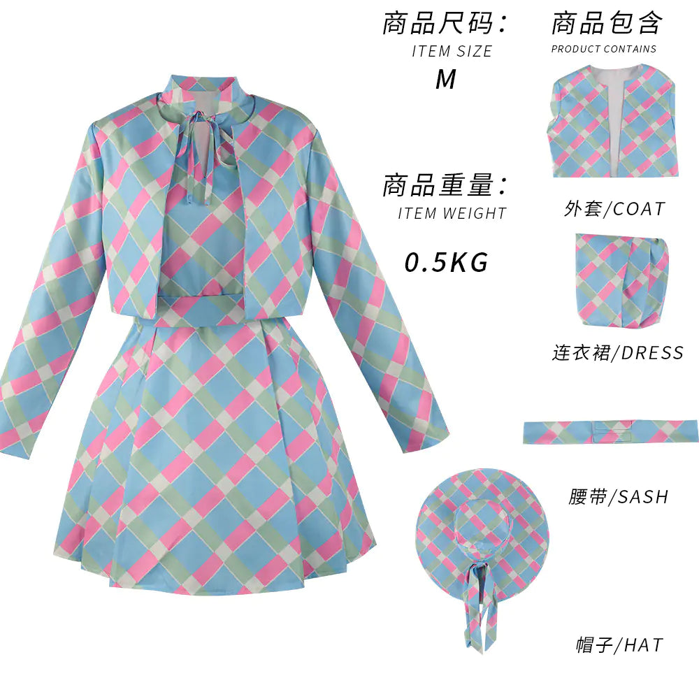 2023 Barbie Cosplay Costume Dress and Bodysuit