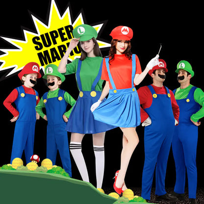 Super Mario Costumes for Kids and Parent Performances