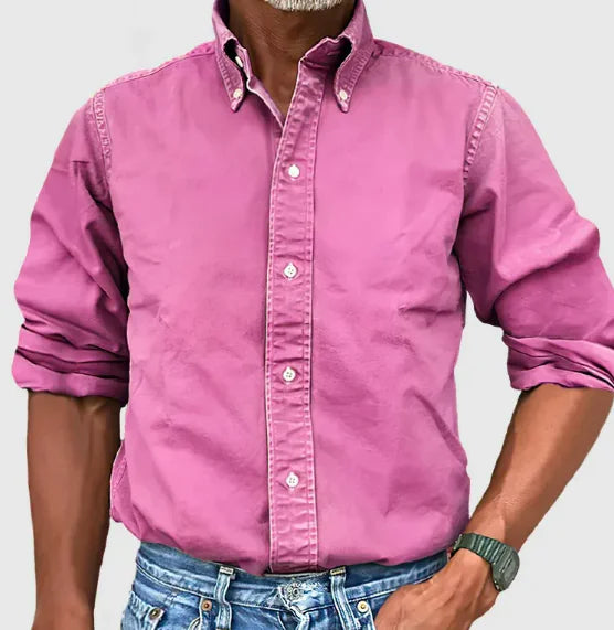 Long Sleeve Lapel Men&