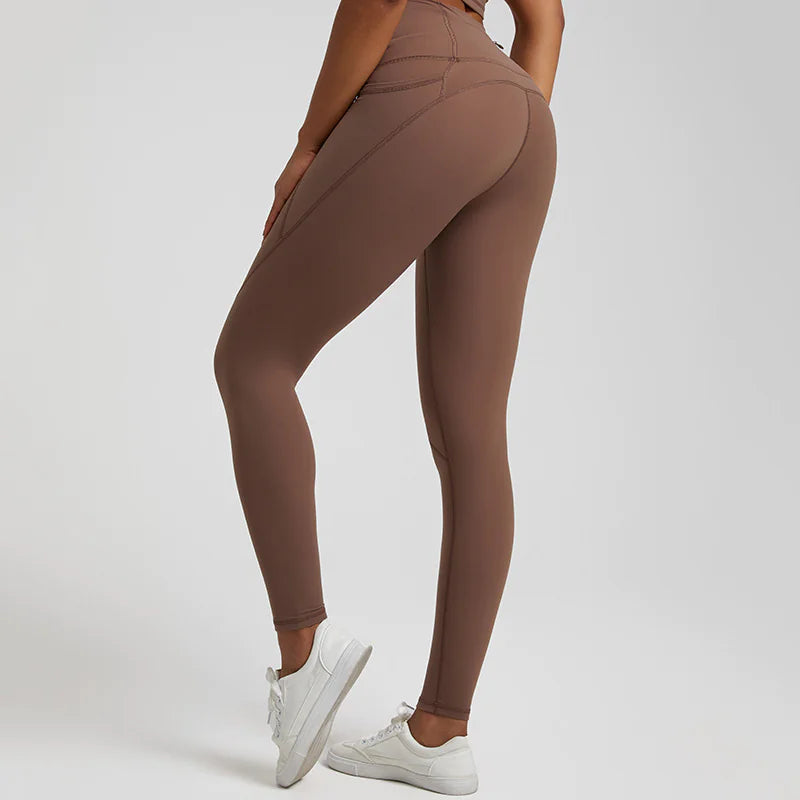 High-Waist Quick-Dry Fitness Leggings