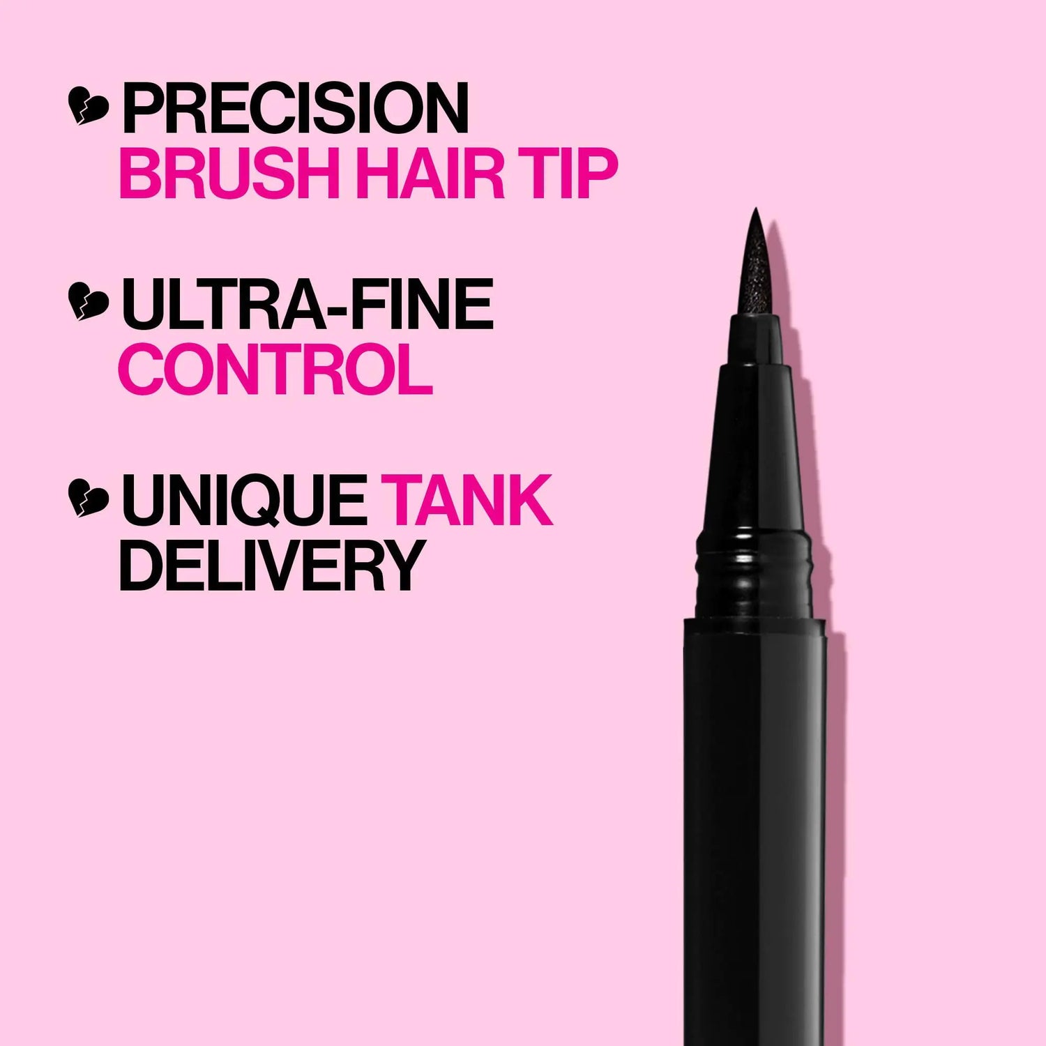 wet n wild Mega Last Breakup Proof Liquid Eyeliner - Quick Drying, Smudge-Resistant, 16-Hour Wear - Cruelty-Free &amp; Vegan - Black 0.03 Fl Oz (Pack of 1)