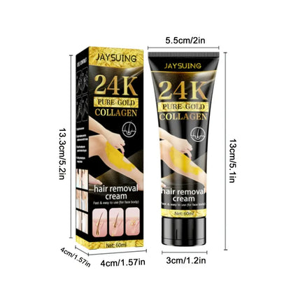24k Golden Collagen Gentle Hair Removal Cream