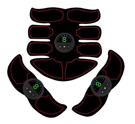 EMS Abdominal &amp; Hip Trainer Toner: USB Fitness Gear for Home Gym