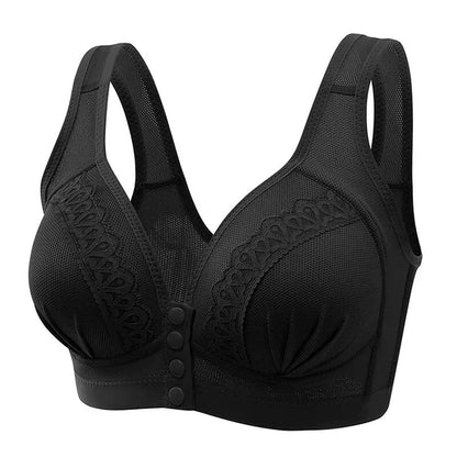 Cotton Front Button Bra