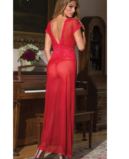 Lingerie Sleepwear Dress - Long Nightgown