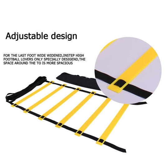 Outdoor Indoor Adjustable Agility Training Ladder for Fitness