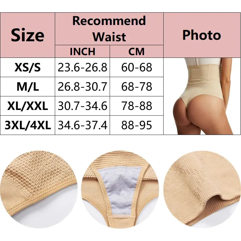 Waist Trainer Butt Lifter Slimming Underwear Body Shaper